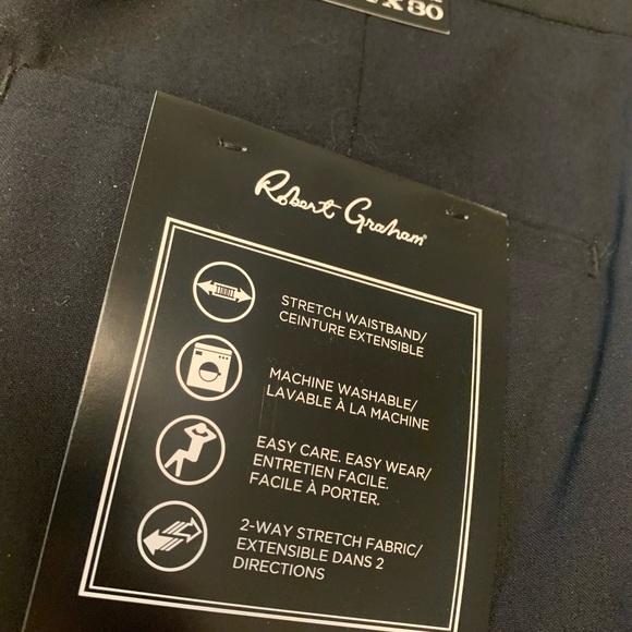 Robert Graham Dress Pants Size 34 x 30 NWT - Picture 8 of 8